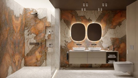 Baltic Coast Spa Bathroom, architektė Justina Garbštė