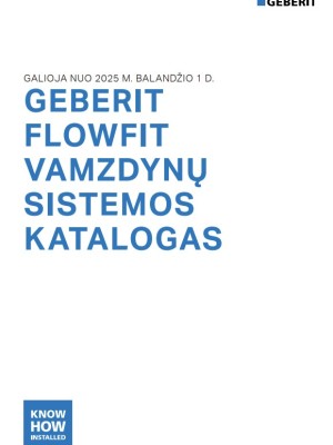 Geberit FlowFit kainynas