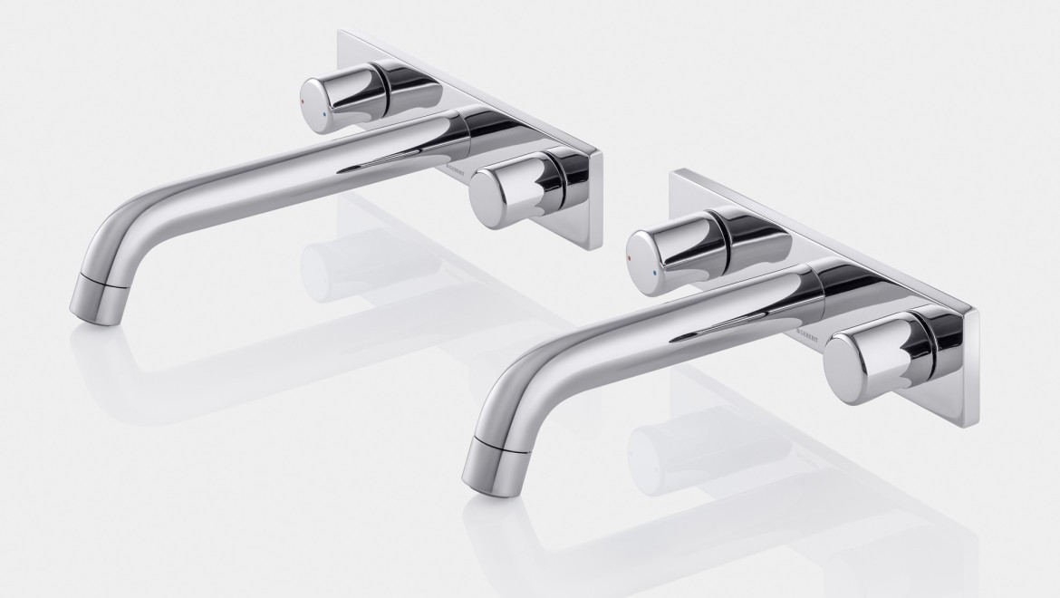 Geberit ONE washbasin taps, round