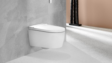 Geberit AquaClean WC puodas su bide ir apiplovimo purkštuku