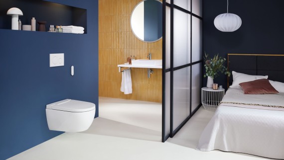 Geberit AquaClean Alba WC puodas su apiplovimo funkcija