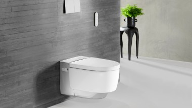 Chromuotas Geberit AquaClean Mera Comfort su Sigma