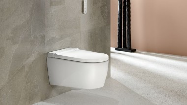 Geberit AquaClean WC puodas su bide ir apiplovimo purkštuku