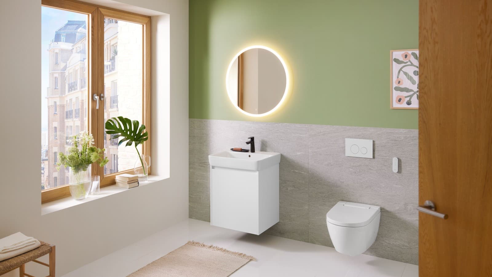 Geberit AquaClean WC puodas Alba su apiplovimo funkcija Geberit AquaClean WC puodas Alba su apiplovimo funkcija
