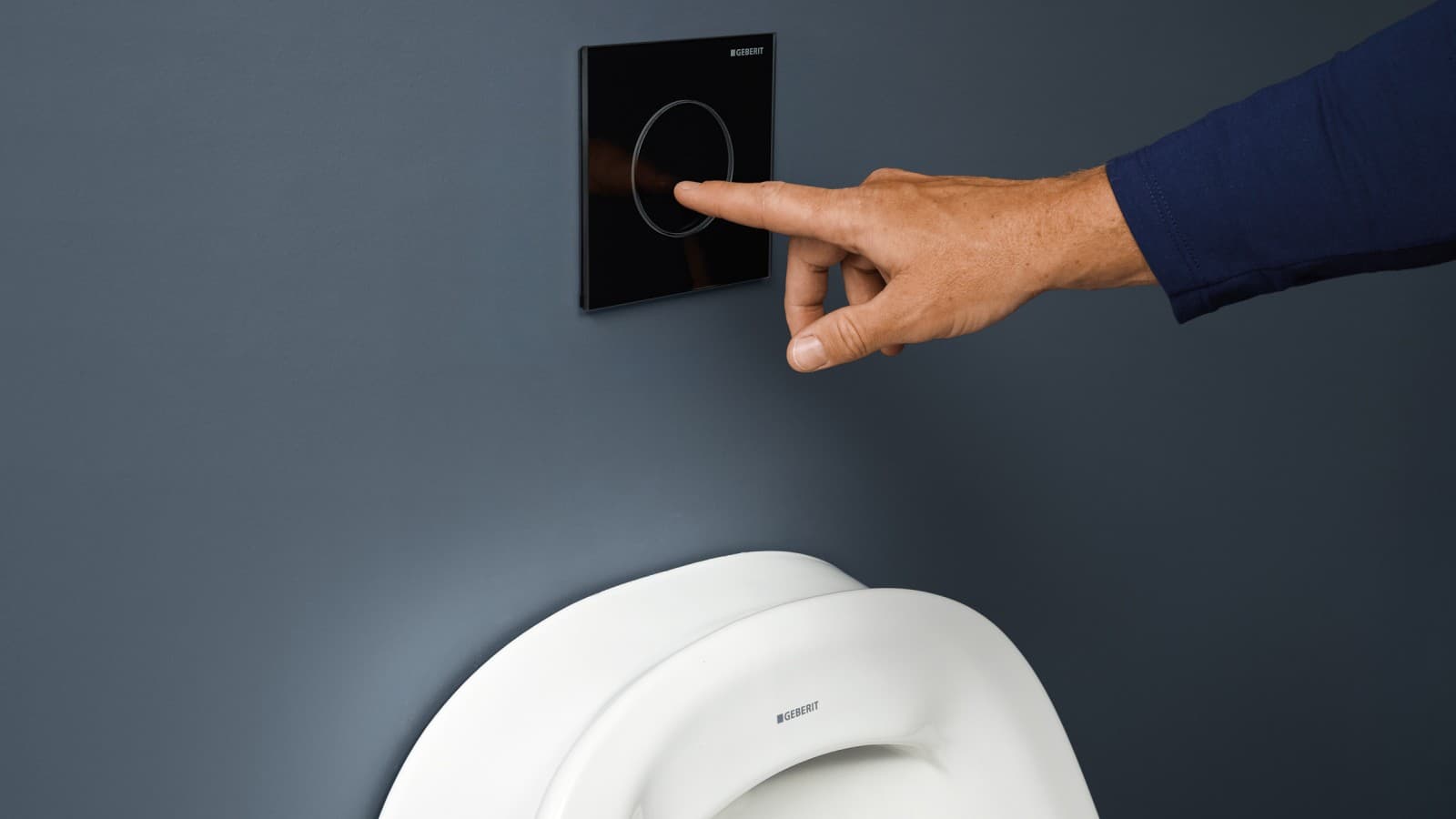 Juodas Type40 pisuarų vandens nuleidimo mygtukas Juodas Type40 pisuarų vandens nuleidimo mygtukas