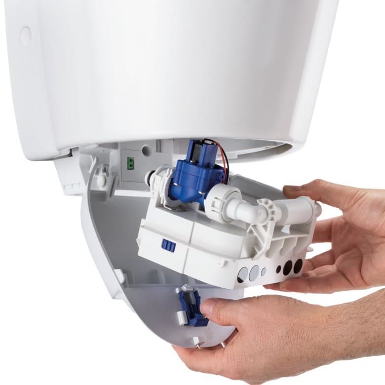 Geberit pisuarų valdymo sistemos blokas prijungimo stotelėje Geberit pisuarų valdymo sistemos blokas prijungimo stotelėje