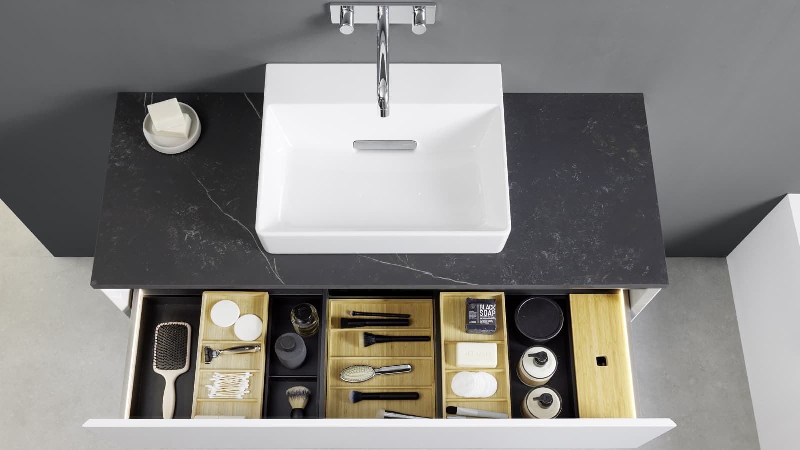 Geberit ONE praustuvas ir praustuvo baldas be sifono Geberit ONE praustuvas ir praustuvo baldas be sifono