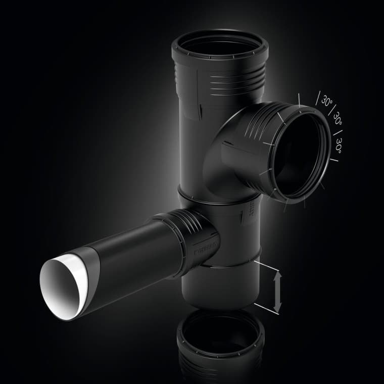 Speciali Geberit Silent-PP jungiamoji detalė Speciali Geberit Silent-PP jungiamoji detalė