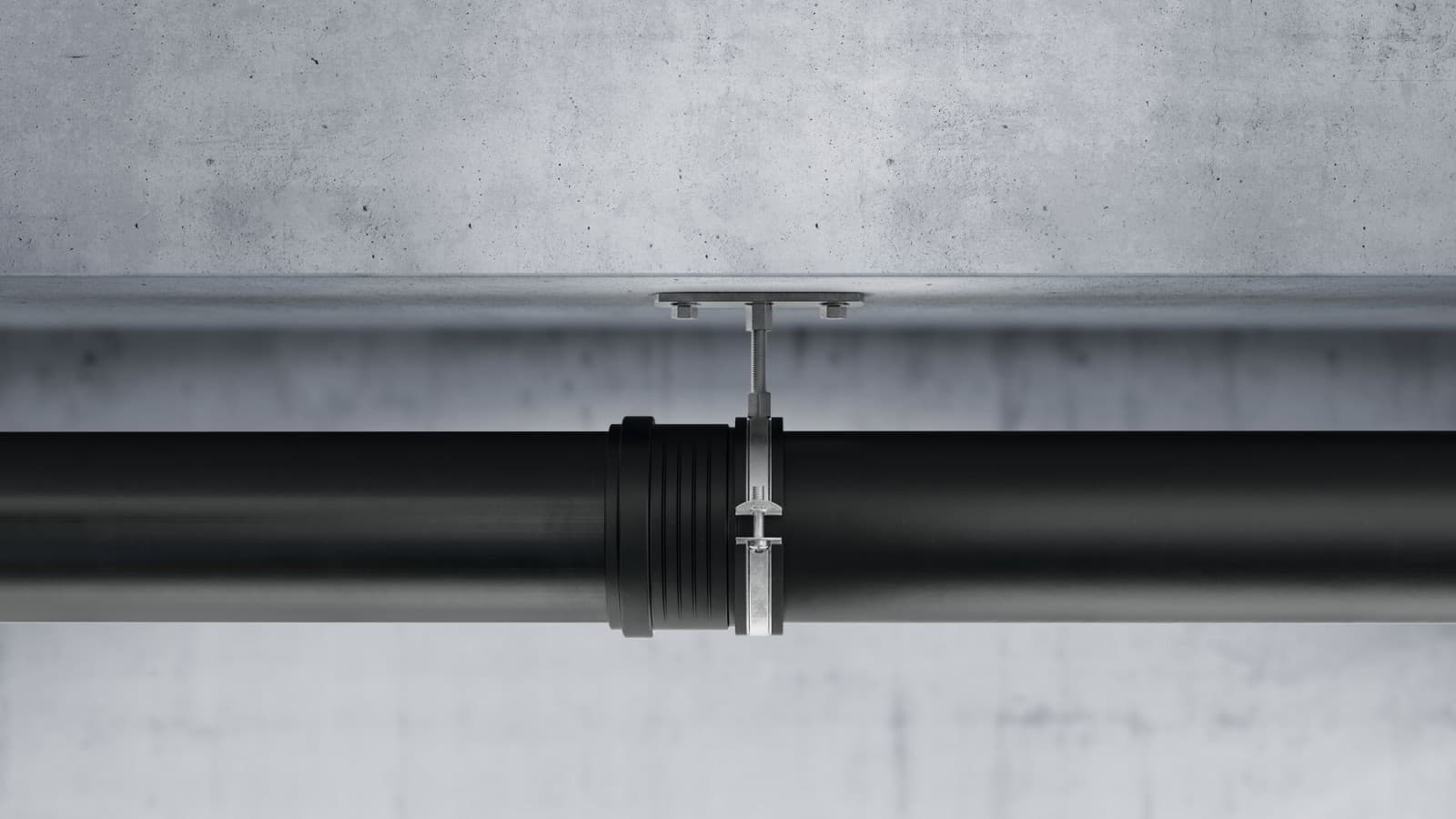 Laikikliai užtikrina vamzdynų atskyrimą nuo konstrukcinių elementų Laikikliai užtikrina vamzdynų atskyrimą nuo konstrukcinių elementų