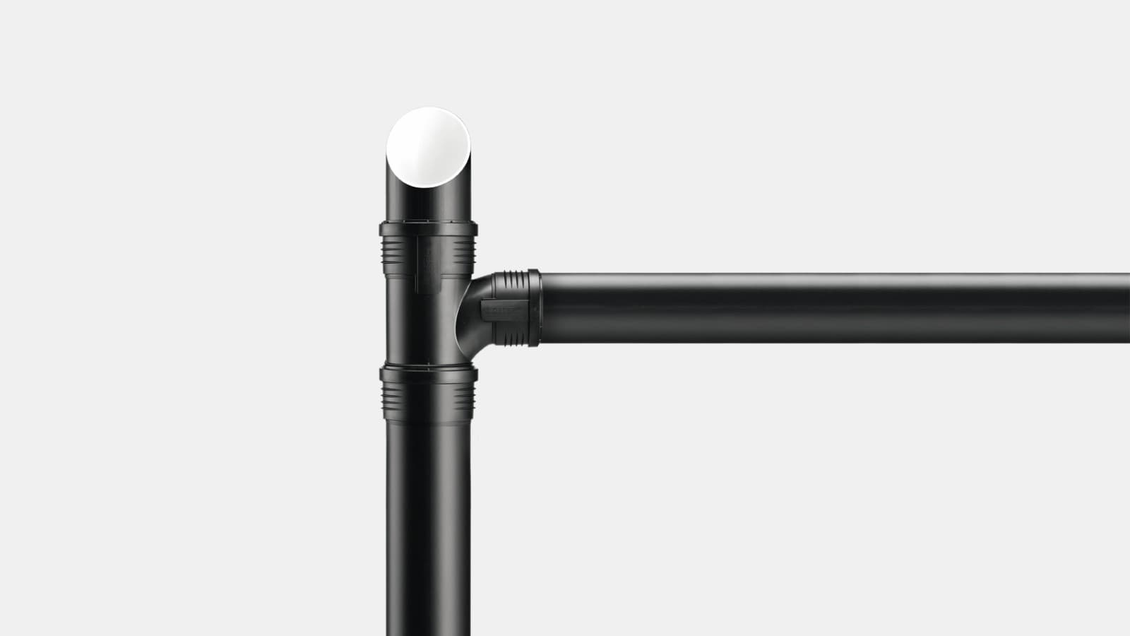 Silent-PP nuotekų vamzdžių jungtis Silent-PP nuotekų vamzdžių jungtis