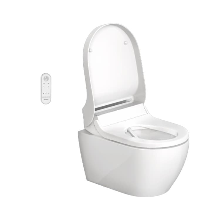 Geberit AquaClean Mera su atidarytu dangčiu Geberit AquaClean Mera su atidarytu dangčiu